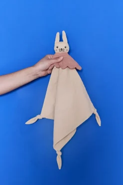 Discount OYOY Manta con peluche Ninka Rabbit 40x40 cm, Beige