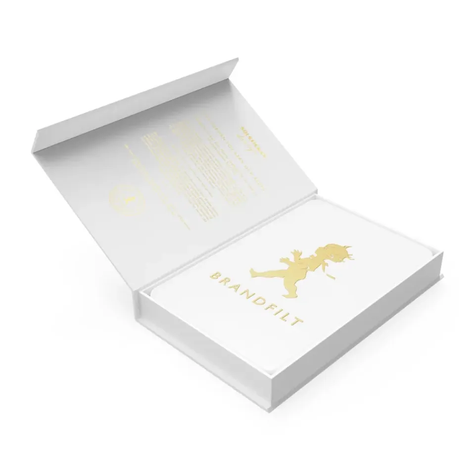 Online Solstickan Design Manta ignífuga Solstickan 16x2,7x25 cm, Blanco-oro BlancoColor dorado