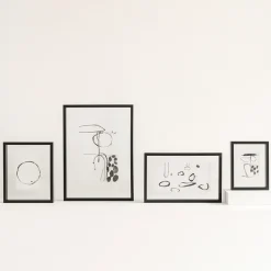 Clearance URBAN NATURE CULTURE Marco de fotos Floating S 15x20 cm, Minimalism-black Negro