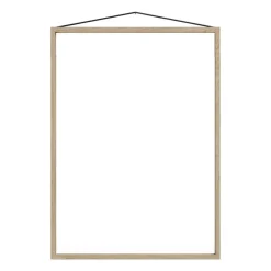 Sale MOEBE Marco de roble 50x70 cm, Transparent, Wood, Black MarrónNegro
