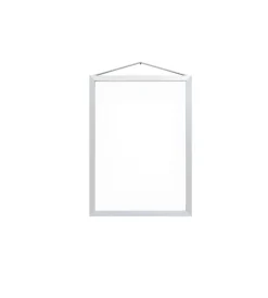 Sale MOEBE Marco A4 22,6x31,3 cm, Brushed aluminium Plateado
