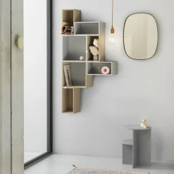 Online Muuto Módulo de estantería Mini Stacked small, roble Marrón