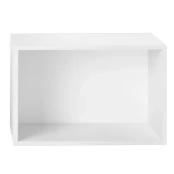 Muuto Módulo de estantería Stacked 2.0 con fondo, large, Blanco