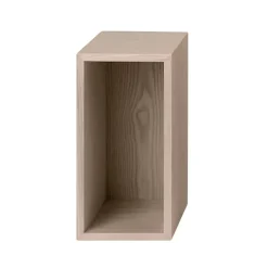 Hot Muuto Módulo de estantería Stacked 2.0 con fondo, small, roble Marrón
