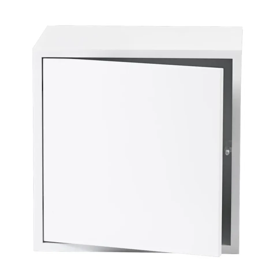 Sale Muuto Módulo de estantería Stacked 2.0 con puerta, mediano, Blanco