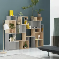 Best Muuto Módulo de estantería Stacked 2.0 abierto, large, roble Marrón