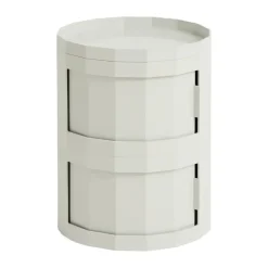 Clearance HAY Mesa auxiliar Facet Cabinet 20, Misty grey Gris