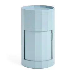 HAY Mesa auxiliar Facet Cabinet 101, Misty blue Azul