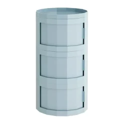 Outlet HAY Mesa auxiliar Facet Cabinet 30, Misty blue Azul