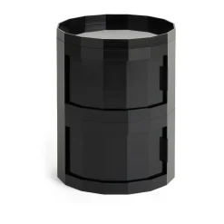 Outlet HAY Mesa auxiliar Facet Cabinet 20, Anthracite Negro