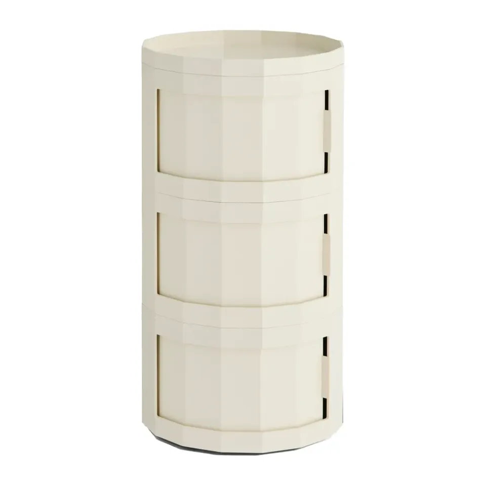 Clearance HAY Mesa auxiliar Facet Cabinet 30, Eggshell Blanco