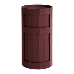 Online HAY Mesa auxiliar Facet Cabinet 110 , Burgundy Rojo