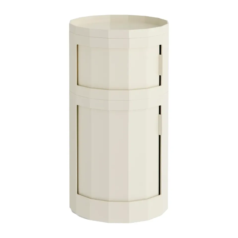 Best HAY Mesa auxiliar Facet Cabinet 110 , Eggshell Blanco