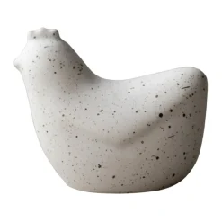 Discount DBKD Mini hens 8 cm, White dot Blanco