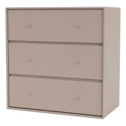 Discount Montana ómoda 3 cajones CARRY C, Mushroom Beige