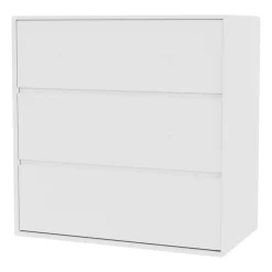 Sale Montana ómoda 3 cajones CARRY C, New white Blanco