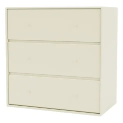 Outlet Montana ómoda 3 cajones CARRY C, Vanilla Beige