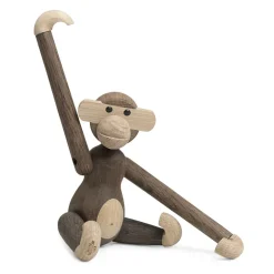 Sale Kay Bojesen Denmark Mono de madera pequeño, roble-roble ahumado Marrón