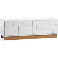 Hot A2 Mueble TV Collect 2010, – base de roble Blanco