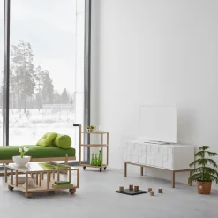 Sale A2 Mueble TV con patas Collect 2010, patas de roble Blanco