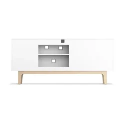 Online Zweed Mueble TV Peep M2, , roble pigmentado Blanco