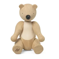 Best Kay Bojesen Denmark Oso de madera Kay Bojesen grande, roble-arce Marrón