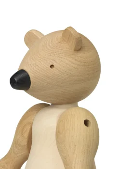 Best Kay Bojesen Denmark Oso de madera Kay Bojesen grande, roble-arce Marrón