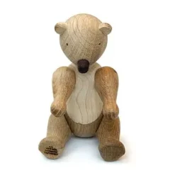 Hot Kay Bojesen Denmark Oso de madera, roble-arce Marrón
