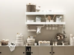 Online String Panel de pared , , 50x30 cm, paquete de 2 Blanco