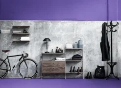 New String Panel de suelo , , 115x30 cm, paquete de 2 Blanco