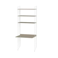 Sale String Panel de suelo , Blanco, 200x30 cm, paquete de 2 Beige