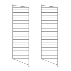 Clearance String Panel de suelo , oscuro, 115x30 cm, set de 2 Gris