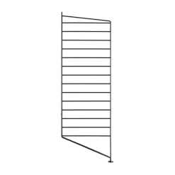 Hot String Panel de suelo , , 85x30cm, paquete de 1 Negro