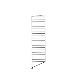 New String Panel de suelo , , 115x30 cm, paquete de 1 Negro