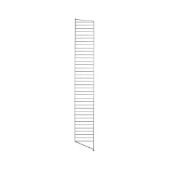 String Panel de suelo , , 200x30cm, paquete de 1 Negro
