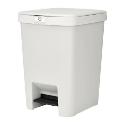 Outlet Brabantia Papelera con pedal StepUp de 25 L, claro Gris