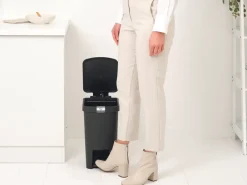 Online Brabantia Papelera con pedal StepUp de 16 L, oscuro Gris