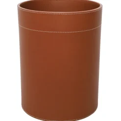 Hot Ørskov Papelera cuero, Cognac Marrón