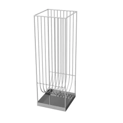AYTM Paragüero Curva, plata Plateado