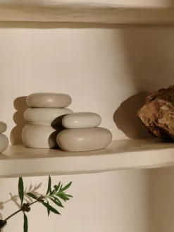 New Ferm Living Pebble ask large, Sand/Cream Beige