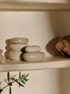 Online Ferm Living Pebble ask medium, Sand/Cream Beige