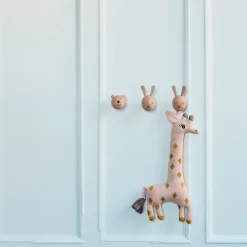 Best OYOY Peluche Baby Guggi Giraffe, Rose-ámbar Rosa
