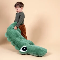 Outlet Done by deer Peluche Croco big 100 cm, Green Verde