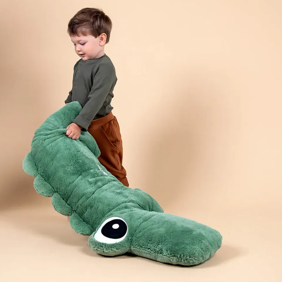 Outlet Done by deer Peluche Croco big 100 cm, Green Verde