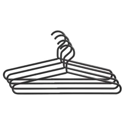Sale SMD Design Percha Alfred, Antracita, set de 4 Gris