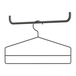 String Percha paquete de 4, oscuro Gris