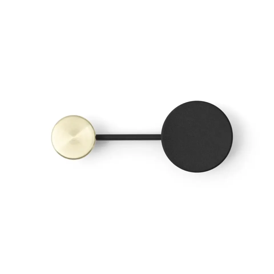 Discount Audo Copenhagen Perchero Afteroom S, Latón- Negro