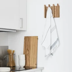 New Kristina Dam Studio Perchero Column, Oak oiled Beige