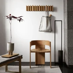 New Kristina Dam Studio Perchero Column, Oak oiled Beige
