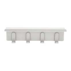 Discount Zone Denmark Perchero con balda A-Hallway, Soft grey Gris